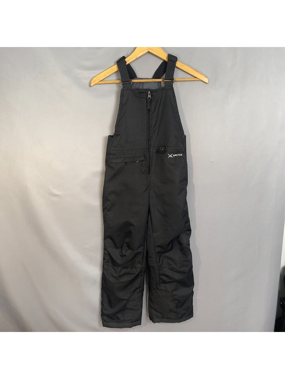 Arctix Kids Youth XS 5K Insulated Snow Bib Overalls Black Ski Snow Pants
